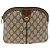 Borsa Gucci GG Supreme Web Sherry Line in PVC beige e oro 904 02 047 Auth gh1981 D'oro - vista 2
