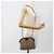 Borsa Gucci GG Supreme Web Sherry Line in PVC beige e oro 904 02 047 Auth gh1981 D'oro - vista 22