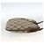 Borsa Gucci GG Supreme Web Sherry Line in PVC beige e oro 904 02 047 Auth gh1981 D'oro - vista 5