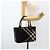 Borsa a mano in lana con motivo Nova Check Burberry Nera Auth YKZ271A Nero - vista 22