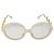 Gafas de sol LOUIS VUITTON de plástico blancas Z0086E LV Auth BSZ560M Blanco - vista 2