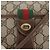 Borsa Sherry Line GG Supreme Web di GUCCI in PVC beige e oro 89 02 032 Auth LNZ595 D'oro - vista 15