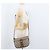 Borsa Sherry Line GG Supreme Web di GUCCI in PVC beige e oro 89 02 032 Auth LNZ595 D'oro - vista 24