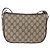 Borsa Sherry Line GG Supreme Web di GUCCI in PVC beige e oro 89 02 032 Auth LNZ595 D'oro - vista 3