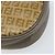 FENDI Zucchino Canvas Shoulder Bag PVC Beige Silver Auth gh1969 Silvery - view 12