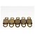 LOUIS VUITTON Conjunto de 5 Candados de Metal Dorado LV Auth 173289 - vista 4