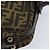Borsa a Spalla in Tela Zucca FENDI Nera Marrone Auth ARZ659 Nero - vista 12