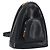Borsa a spalla GUCCI Bamboo in pelle verniciata nera argento Auth 173890 Nero