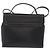 Borsa Anagram in pelle LOEWE 2 in 1 Nera Oro Auth ARZ441 Nero D'oro - vista 2