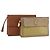 SAINT LAURENT Pochette in Pelle 2 Set Marrone CC Auth bs34000