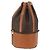 Céline Borsa a spalla in tela Macadam CELINE in pelle PVC marrone oro Auth ARZ131A D'oro - vista 2