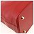 Borsa a mano Burberrys in pelle 2 vie rossa e oro Auth AMZ371 Rosso D'oro - vista 15