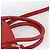 Borsa a mano Burberrys in pelle 2 vie rossa e oro Auth AMZ371 Rosso D'oro - vista 8