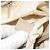CHANEL Nuova Borsa Tote da Viaggio Nylon Beige Oro CC Auth ti3789 D'oro - vista 22