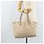CHANEL Nuova Borsa Tote da Viaggio Nylon Beige Oro CC Auth ti3789 D'oro - vista 24