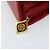 CHANEL Borsa a Spalla Matelassé in Pelle di Agnello Rossa Oro CC Auth AMZ168A Rosso D'oro - vista 14