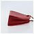 CHANEL Borsa a Spalla Matelassé in Pelle di Agnello Rossa Oro CC Auth AMZ168A Rosso D'oro - vista 4