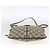 Borsa Sherry Line GG Supreme Web di GUCCI in PVC beige e oro 904 02 047 Auth AMZ376 D'oro - vista 9