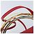 BALLY Borsa a Mano in Pelle 2 vie Rossa Oro Auth YKZ519A Rosso D'oro - vista 16