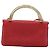 BALLY Borsa a Mano in Pelle 2 vie Rossa Oro Auth YKZ519A Rosso D'oro - vista 3