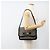 Céline Borsa a Spalla Celine C Sulky Carriage in Tela Blu Navy e Oro Auth AMZ372 D'oro - vista 24