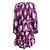 Vestido Emery Cassis Blur da Ulla Johnson Roxo - vista 3