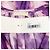 Vestido Emery Cassis Blur da Ulla Johnson Roxo - vista 4