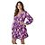 Vestido Emery Cassis Blur da Ulla Johnson Roxo - vista 5