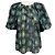 Blusa Marseille in Crinkle Lazuli Blu / Oro di Ulla Johnson Blu navy