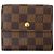 Billetera bi-fold Damier Louis Vuitton Damier ebene