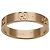 Anello Gucci Icon Slim in oro rosa e rosa D'oro - vista 2