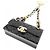 Charm per borsa Chanel in pelle nero - vista 2