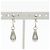 Orecchini a goccia Tiffany & Co. in argento sterling 925 - vista 3