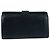 Chanel Vintage Coco Mark Clasp Black Leather Long Wallet - view 2