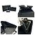 Chanel Vintage Coco Mark Clasp Black Leather Long Wallet - view 7
