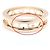 Bulgari Anello Spirale Logo B.zero1 in Oro Rosa Bvlgari - vista 8