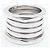 Bulgari Anello B.zero1 5 bande in oro bianco 18K Bvlgari - vista 4