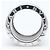 Bulgari Anello B.zero1 5 bande in oro bianco 18K Bvlgari - vista 5