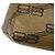 Borsa Clutch Monogramma BB Balenciaga Marrone Beige - vista 13