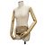 Borsa Clutch Monogramma BB Balenciaga Marrone Beige - vista 15