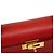 Borsa Hermès Kelly 25 in Rouge Casaque Rosso - vista 8