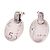 Orecchini Chanel Clover No. 5 per donne, in argento sterlingo 925 - vista 2