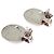 Orecchini Chanel Clover No. 5 per donne, in argento sterlingo 925 - vista 3