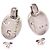Orecchini Chanel Clover No. 5 per donne, in argento sterlingo 925 - vista 4