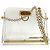 Borsa a spalla Salvatore Ferragamo Gancini con hardware dorato trasparente - vista 2