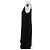 Céline Vestido largo negro de seda - vista 4