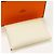 Porta-cartões e moedas Calvi Duo Epsom da Hermès Branco - vista 2