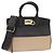 Borsa 2 in 1 Calf Studio Salvatore Ferragamo 21H159 Nero Beige Grigio Cachi