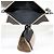 Borsa 2 in 1 Calf Studio Salvatore Ferragamo 21H159 Nero Beige Grigio Cachi - vista 5