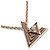 Louis Vuitton 18K Roségold Volt One PM Anhänger Halskette Q93813 Golden